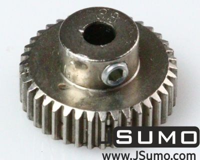 Jsumo - 0.4 Module 38T Aluminium Gear Ø3.17 mm (1)