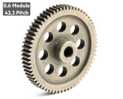 0,6 Module 64 Tooth (64T) Spur Gear (Ø5mm Hole) - Thumbnail