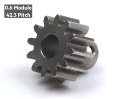 0,6 Module 12Tooth (12T) Pinion Gear (Ø3.17mm Hole) - Thumbnail