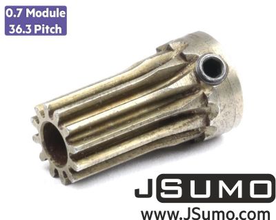 Jsumo - 0.7 Module (36.3 Pitch) 12T Pinion Gear - Ø5mm