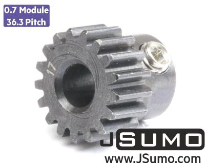 Jsumo - 0.7 Module (36.3 Pitch) 17T Pinion Gear - Ø5mm