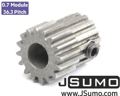 Jsumo - 0.7 Module (36.3 Pitch) 16T Pinion Gear - Ø6mm