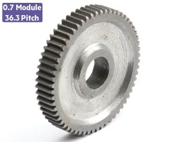 0.7 Module (36.3 Pitch) 60T Gear - Ø12mm - Thumbnail