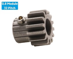 Jsumo - 0.8 Module (32 Pitch) 14T Pinion Gear - Ø5-6mm