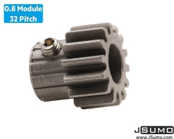 0.8 Module (32 Pitch) 14T Pinion Gear - 5mm - Thumbnail