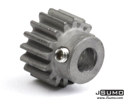 0.8 Module (32 Pitch) 16T Steel Pinion Gear - Ø6mm - Thumbnail