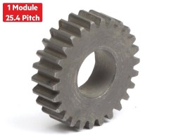 1 Module 26 Tooth (26T) Steel Gear - Ø12mm - Thumbnail