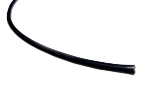 10 AWG Multi Stranded Copper-Silicon Cable - Black 1 Meter