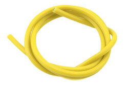  - 10 AWG Thick Multi Stranded Copper-Silicone Cable - Yellow 1 Meter