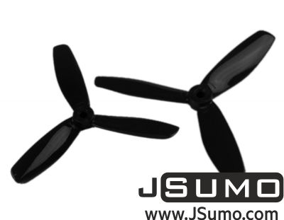 Jsumo - 5045 3 Blade Propeller Pair Black (CW & CCW)