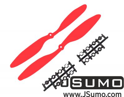 Jsumo - 1045 Propeller Pair Red (CW & CCW)