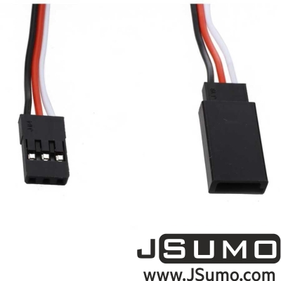 Jsumo - 10cm Female-Male Servo Extension Cable (1)