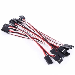 10cm Female-Male Servo Extension Cable - Thumbnail
