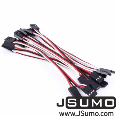 Jsumo - 10cm Female-Male Servo Extension Cable