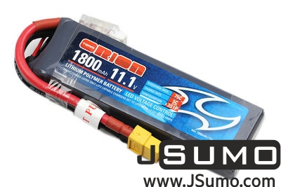 TEAM ORION - 11.1V 1800mAh 50C Lipo Battery (XT60 Plug) (1)