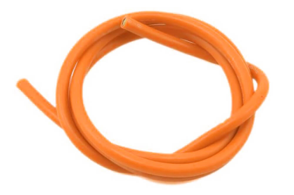 12 AWG Multi Stranded Copper-Silicone Cable -Orange 1 Meter
