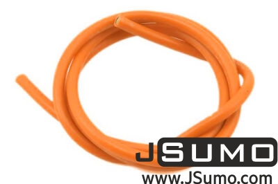  - 12 AWG Multi Stranded Copper-Silicone Cable -Orange 1 Meter