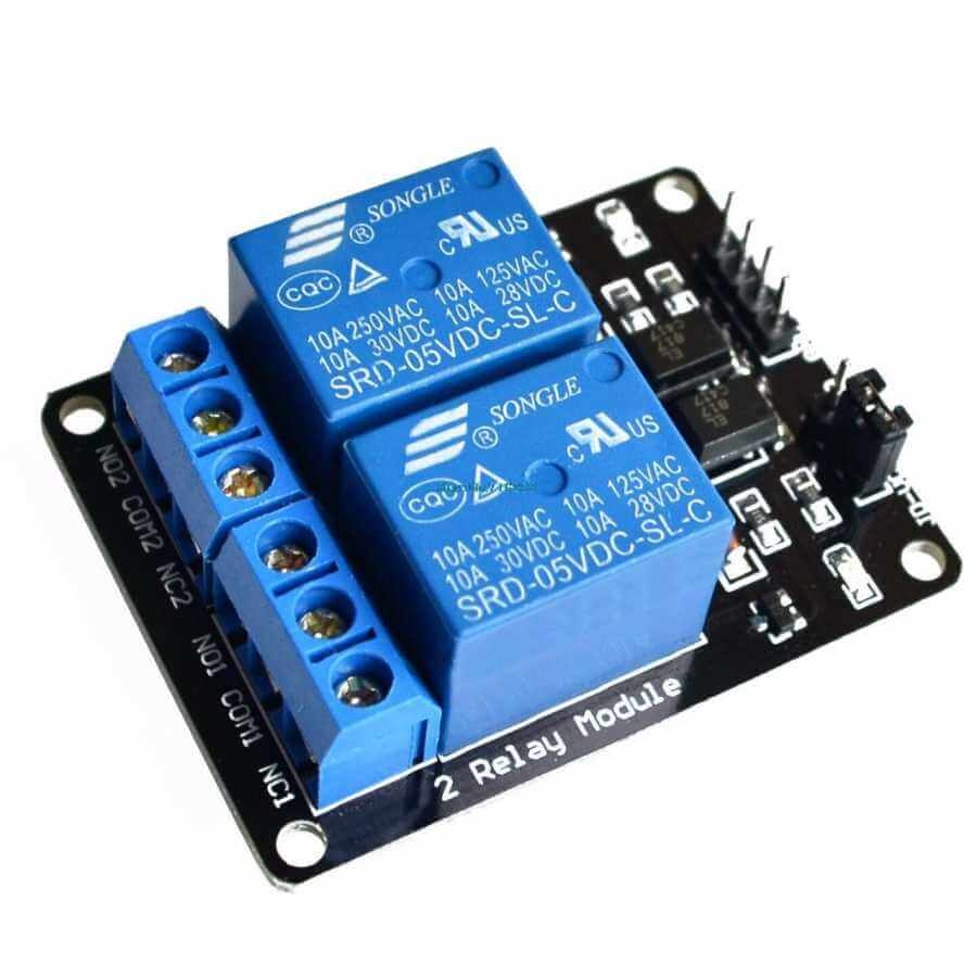 2 Channel PNP Relay Module 2 NO 2 NC Relay Controller Driver Board 12V NEW 