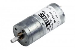 JSumo DC Gearhead Motor 25mm 12V 250 RPM HP - Thumbnail