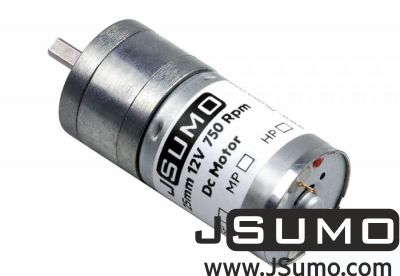 Jsumo - JSumo DC Gearhead Motor 25mm 12V 750 RPM SP (1)