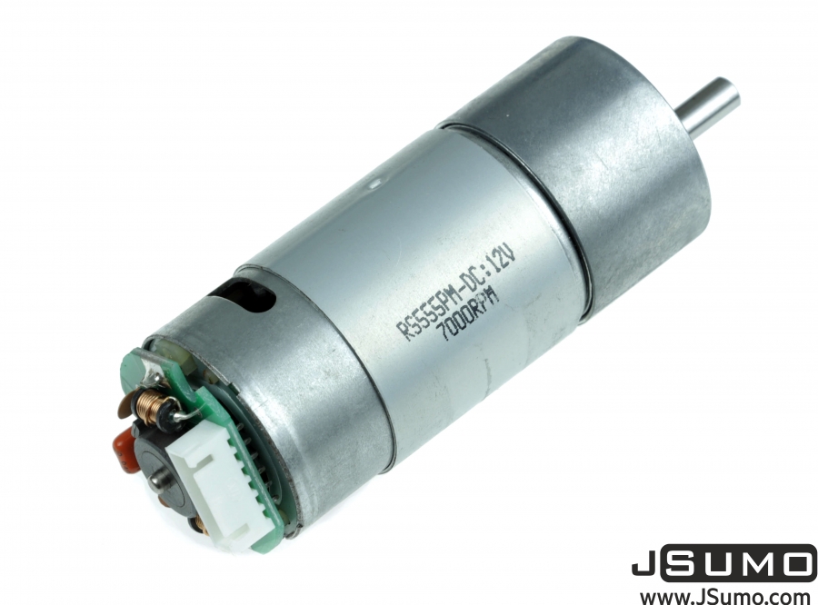 12V 75RPM (100:1) 37D Metal Gear Motor HP with Encoder