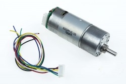 12V 75RPM (100:1) 37D Metal Gear Motor HP with Encoder - Thumbnail