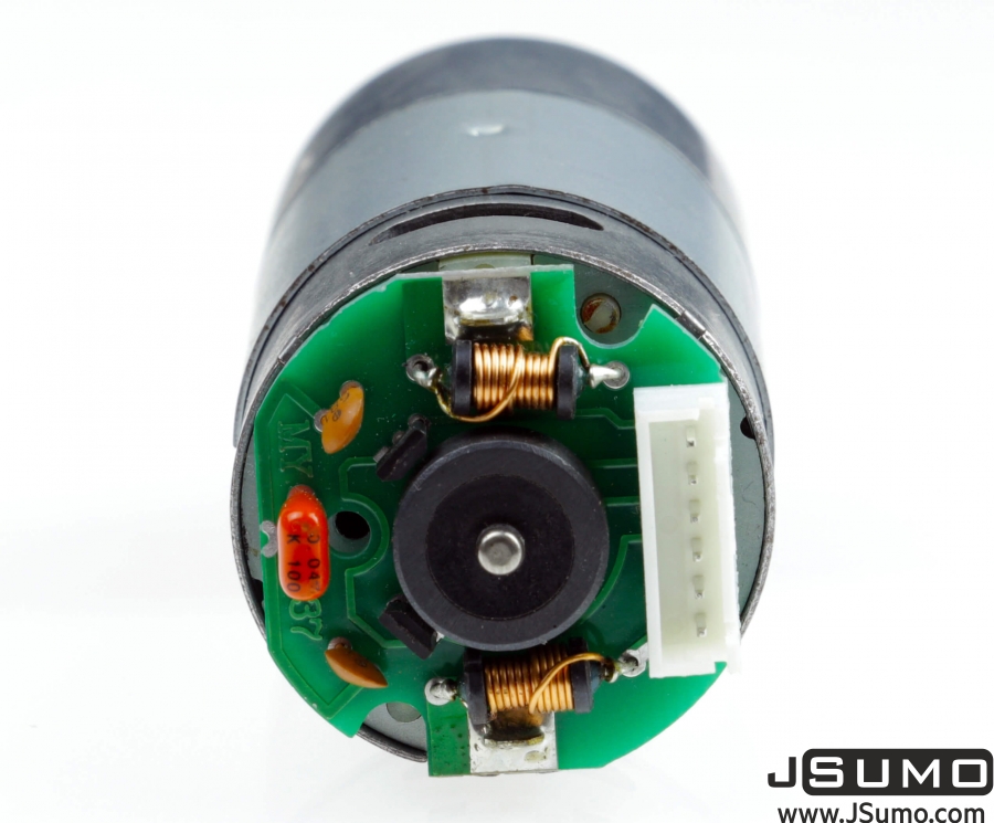 12V 75RPM (100:1) 37D Metal Gear Motor HP with Encoder