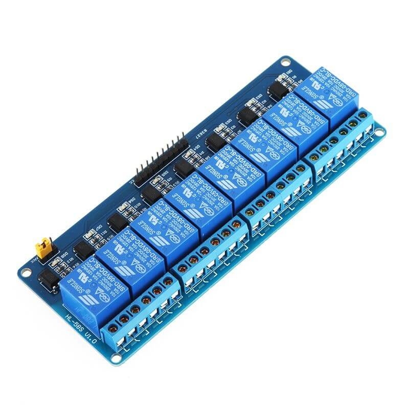 2 PCS 12 VDC @10 AMP 8-CHANNEL HIGH LOW LEVEL INPUT RELAY BOARDS 