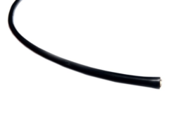  - 14 AWG Multi Stranded Copper-Silicon Cable - Black 1 Meter