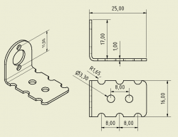 16mm Motor Mount Pair (For Profast Series) - Thumbnail