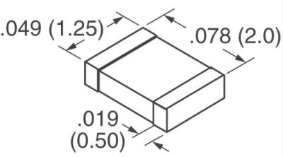 Kemet - 1nF 100V X7R 805 Capacitor (1)