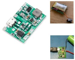 1S 3.7V 18650 Adjustable Charge and Boost Module - Thumbnail