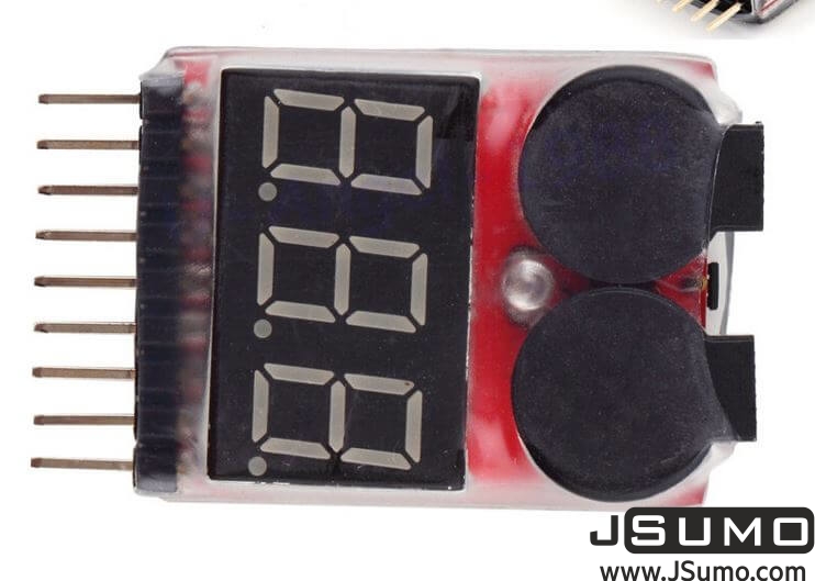 LiPo Buzzer Battery Voltage Indicator Volt Meter (Tester With Alarm)