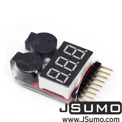  - LiPo Buzzer Battery Voltage Indicator Volt Meter (Tester With Alarm)