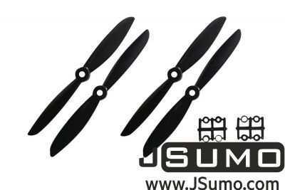  - 2 Blade 6045 Propeller Set - Black (4pcs)