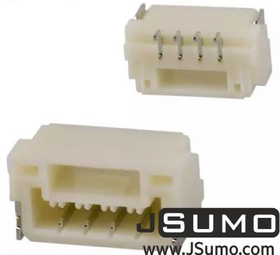 JST - 2 Pos Connector 1.25mm Side Input, SMD