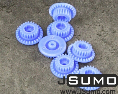  - 27T-20T 0.5 Module Blue Plastic Compound Spur Gear