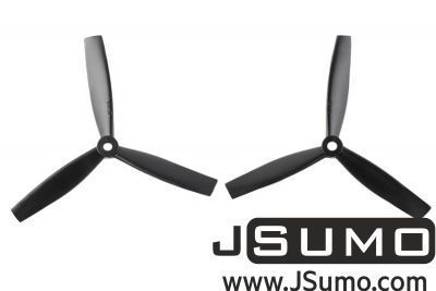  - 3 Blade 6045 Propeller Set - Black (2pcs)