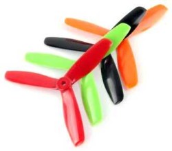 3 Blades Mini Drone Propeller - 5045R CW Green - Thumbnail