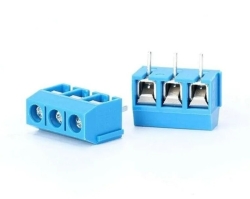 3 Pin Terminal Block KF301-P 5.08mm – Blue - Thumbnail