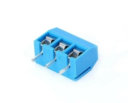 3 Pin Terminal Block KF301-P 5.08mm – Blue - Thumbnail