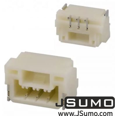 JST - 3 Pos Connector 1.25mm Side Input, SMD