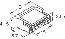 3 Pos Connector Housing 1.25mm Pitch - Thumbnail