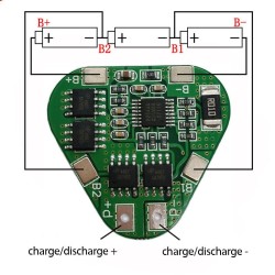 3 Series 12V 18650 Lithium Battery Protection Board - Thumbnail