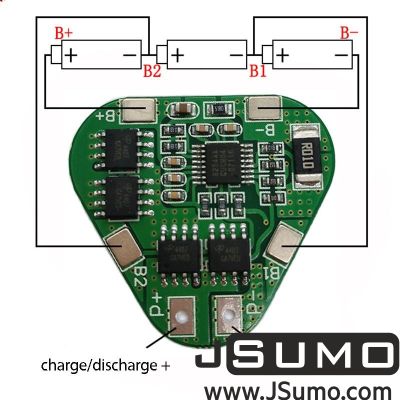 Jsumo - 3 Series 12V 18650 Lithium Battery Protection Board (1)