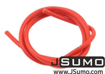  - 30 AWG Multi Stranded Copper-Silicone Cable - Red 1 Meter