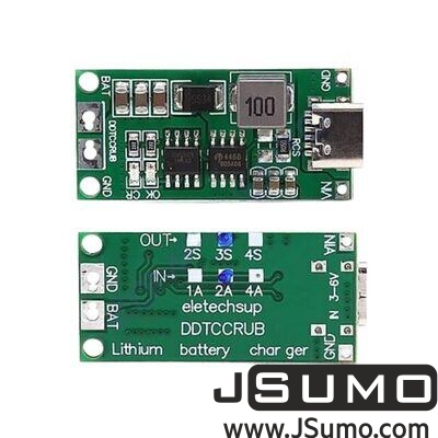  - 3S 18650 Lithium Battery Charging Module – 12.6V 2A Type-C Charging Board (1)