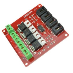 Jsumo - 4 Channel IRF540 Mosfet Module - 100V 27A