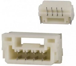 JST - 4 Pos Connector 1.25mm Top Input, SMD