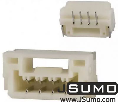 JST - 4 Pos Connector 1.25mm Top Input, SMD